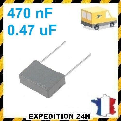 Condensateur mkp 47uf - x2, 0.47uf