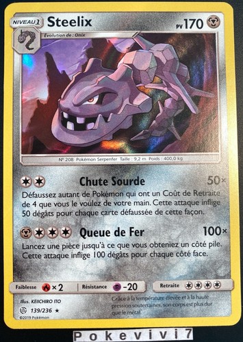 Carte pokemon steelix - carte,