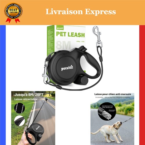 Pecute laisse chien enrouleur - pecute,