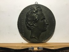 MÉDAILLON PLÂTRE PORTRAIT