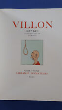 [Dubout] Villon. Oeuvres -