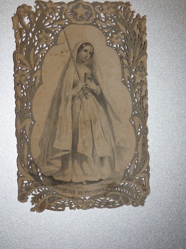 Image pieuse canivet - image, dentelle