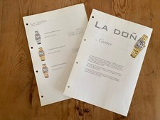 CARTIER Fiche De Catalogue - Montres Bijou - LA DOÑA - 21 X 30 CM