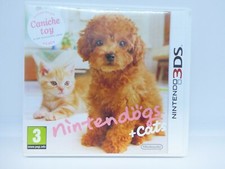 NINTENDO 3DS - NINTENDOGS + CATS CANICHE TOY - PAL FR - COMPLET JEU BOITE NOTICE