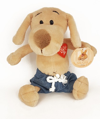 Peluche chien avec coeur - chien,