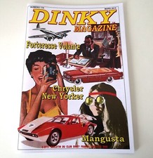 CLUB DINKY TOYS FRANCE MAGAZINE #110 BOEING B17 CHRYSLER NEW YORKER MANGUSTA