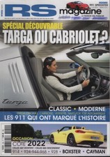 RS MAGAZINE 249 PORSCHE 991 SPEEDSTER 993 TARGA 993 C2 CAB 3.4 997 T4S 991 T4