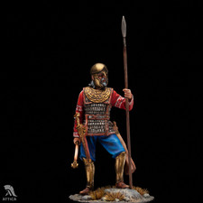 Soldat jouet en étain peint