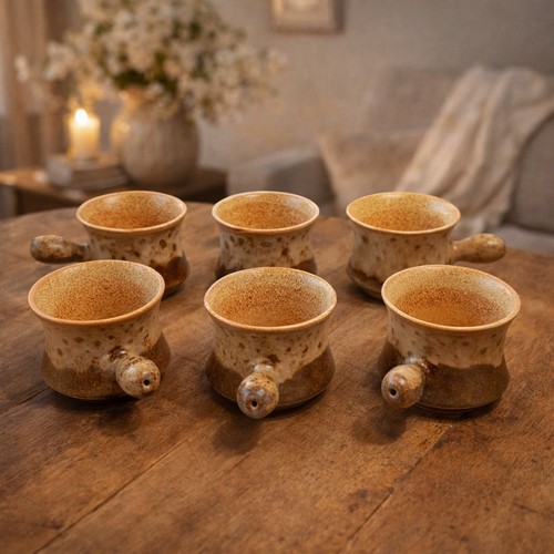 Lot tasses en grès - de,