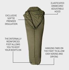 Snugpak Special Forces 1 Sleeping Bag UK Fabriqué Assorties Couleurs Neuf