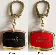 Porte-clé Continental Edison radio télévision