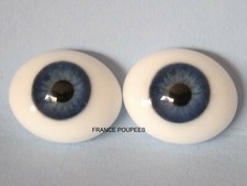 Yeux verre 10/11mm ovales