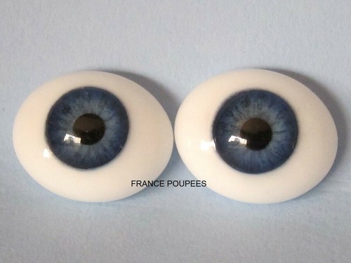 Yeux verre émaillés - , 10/11mm