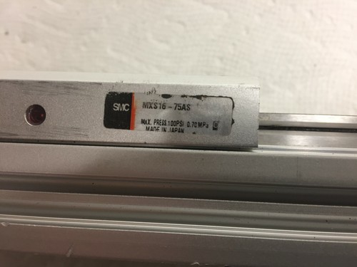 Smc slide cyl mxs16 - cyl., mxs16-75as