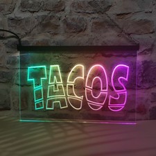 Panneau lumineux néon