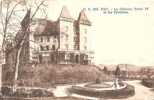 Carte postale pau le - (64),