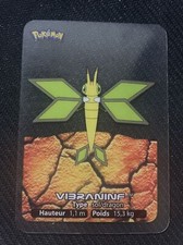 CARTE POKEMON LAMINCARDS TRANSPARENTE - #090 VIBRANINF TRES BON ETAT FR