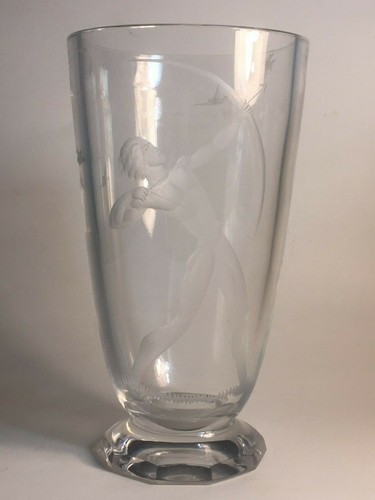 Vase cristal grave archer - vase,