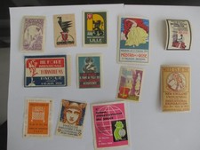 12 VIGNETTES TIMBRES FOIRES 