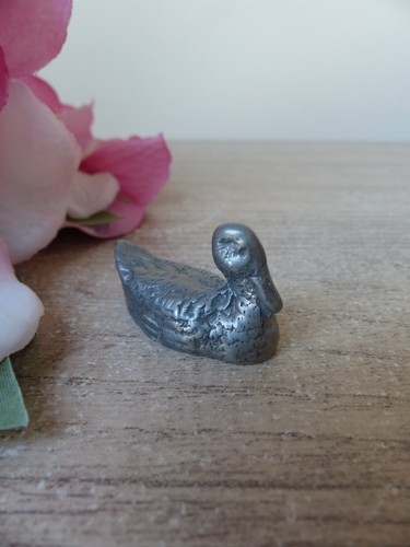 Miniature canard étain - canard,