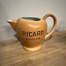 Pichet Rond Carafe Publicitaire Ricard Anisette En Céramique