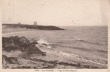 CPA 29 LE POULDU Plage de