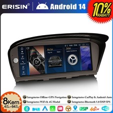 8.8” Android 14 4G Autoradio BMW 3er E90 E91 5er E60 E61 6er E63 E64 CarPlay CCC