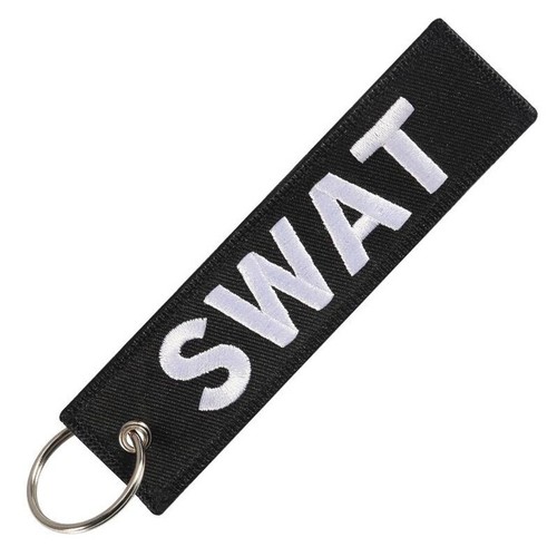 Porte clés brodé police swat - porte-clés,