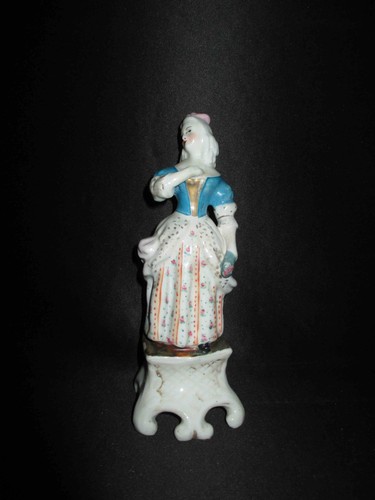 Ancien encrier peint - ancien,