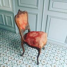 Rare Chaise de  Cabinet/ Bureau   XVIII ème   Louis XV   Bois scuplté  