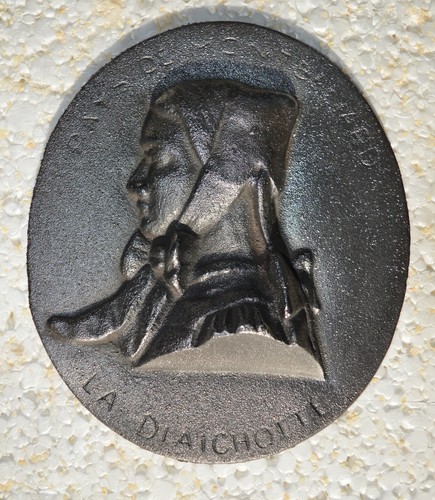 Plaque moulée ovale fonte - plaque,