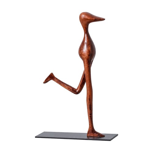 Statuette avec jambe soulevée - jambe,