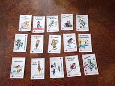 FRANQUIN 15 AUTOCOLLANTS  LAGAFFE QUI RIT 1986   15/18