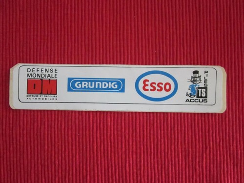 Autocollant vintage esso - autocollant,