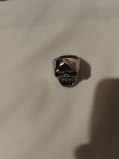 bague tête de mort argent