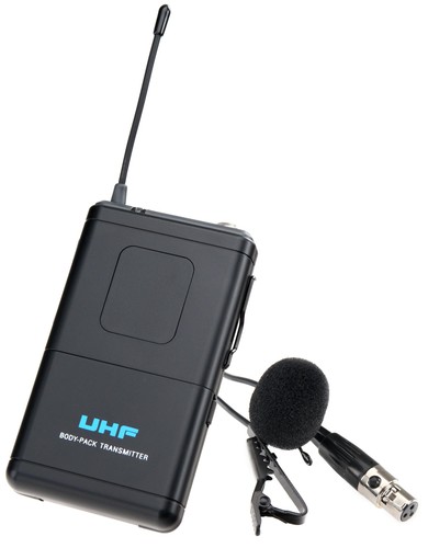 Microphone sans fil uhf micro - fil,