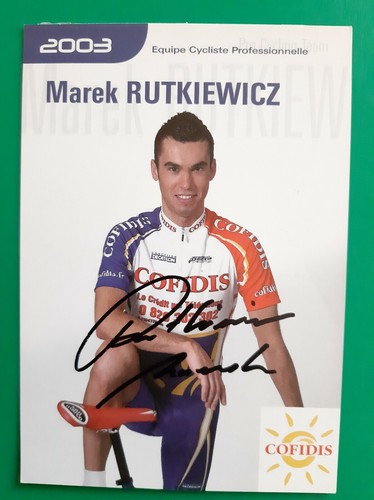 Cyclisme carte cycliste marek - carte,