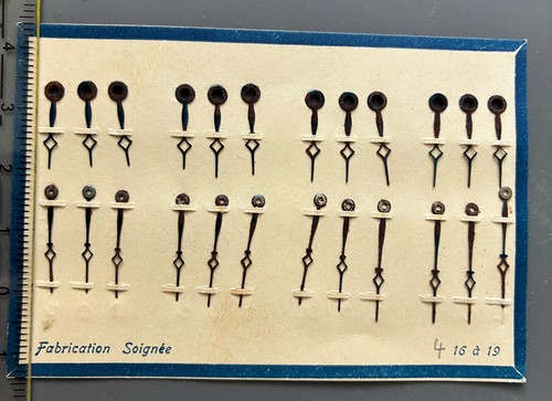 Lot aiguilles pour - montre, à