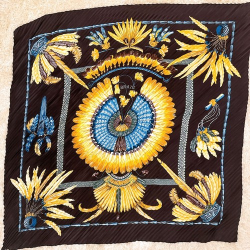Hermes pleats scarf carr - hermes,