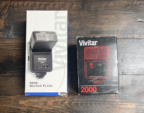 Vtg vivitar v2000 flash 560d - vivitar,