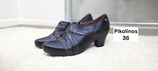 Pikolinos 36 Chaussures cuir noires femme boots à talon