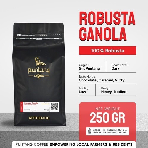 Mélange puntang robusta - puntang,