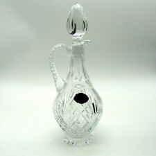 Lorraine. Etzel. Carafe à vin en cristal taillé, XXe siècle