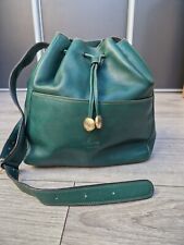 Sac à main Lancel seau en cuir vert