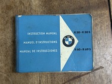 Manuel d instructions BMW R50, R50 S, R60, R69 S - 1964
