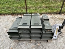 10X Boîte De Munitions En Métal 120MM US ARMY