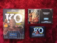 jeu complet SEGA Megadrive KO boxing George Foreman's PAL FR