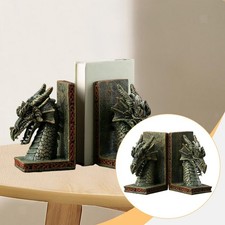 Serre-livres En Forme De Dragon Occidental, 2 Pièces, Accessoires Polyvalents