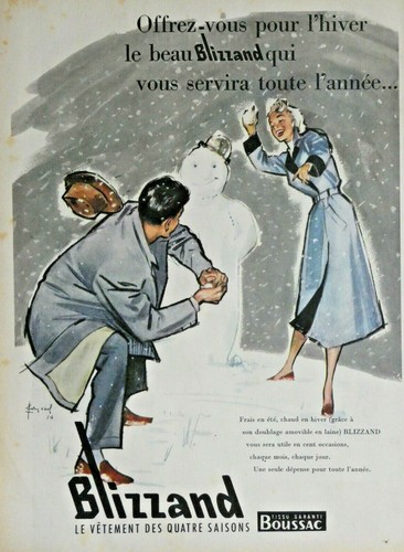 Publicité 1955 boussac - publicitÉ,