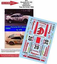 Decals ref 0817 porsche - 1/43,